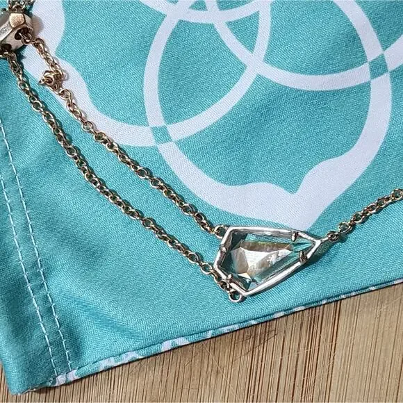 Kendra scott hand chain jeweled bracelet ring‎ - Picture 2 of 6